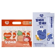 [Totto Mom] My child’s bright habit set, 5 packs of carrot and apple juice + 1 box of bilberry and berry jelly