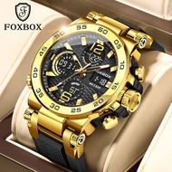 FOXBOX Waterproof Sports Digital LED Quartz Watch for Men