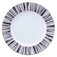 【NARUMI】Mordern Stripes 食尚摩登主餐盤(21cm)-黑鯊
