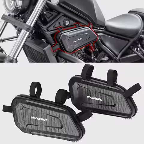 For Honda Rebel CMX 250 300 500 1100 Motorcycle Side Frame Bag Tool Bags Hard Case Waterproof Storag