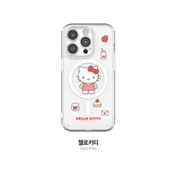 (เคส MagSafe)เคส iPhone Sanrio Hello Kitty แท้ 100% สำหรับ iPhone17 17promax เคส Magsafe 17pro เคส 1
