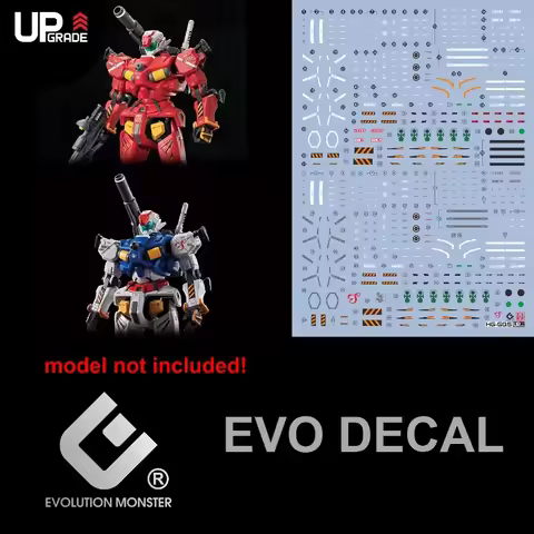 EVO Decal HG-GQ5 for 1/144 Sayla's Light-type Guncannon RGM-79 GQuuuuuuX High Precision Fluorescent 