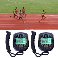 【MT】 Sports Stopwatch Timer Professional Calendar Alarm Digital Stopwatch Handheld