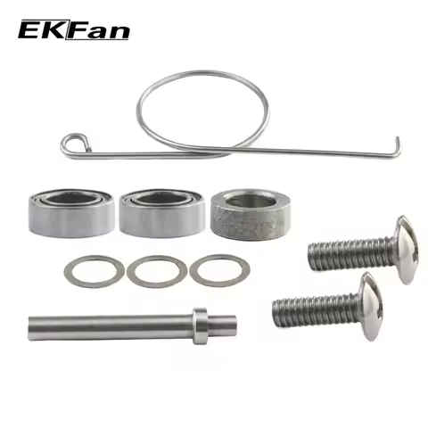 EKFan Fishing Reel Handle Accessory Fishing Handle Knob Tool Bearing Washers Gasket Screw Assembling