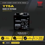Yuasa YT5A (YB5L-B) Maintenance Free Motorcycle Battery (Vietnam) best for Mio Sporty