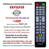 Original / Asal aiwa Smart LED TV Remote Control 320DF_DS OR HK320DF  Sesuai Xma
