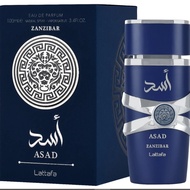 Asad Zanzibar Lattafa Perfumes 100ML EDP for men Asad Zanzibar S.S MART