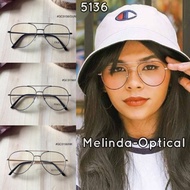 Aviator Style Glasses Wanita, Recuest Minus/ Plus/Cylinder, Photochromic Lens Package Glasses, Blure