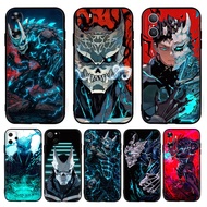 Fashion TPU black silicone phone case Anime Kaijuu no 8（K-5） for Huawei P10 P20 P30 Lite Pro Y5P Y6P