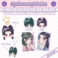 [Ufoundmyart] Pharmacy Diaries Keychain Phone strap Pin button Photocard