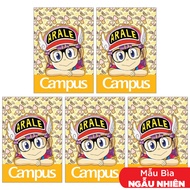 Combo 5 Tập Arale Norimaki - B5 4 Ô Ly 48 Trang ĐL 100g/m2 - Campus NB-BARN48 (Mẫu Màu Giao Ngẫu Nhi