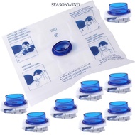 SEASONWIND Disposable CPR Mask, Mouth to Mouth Mouth Breath CPR Face Shield, Portable Professional E