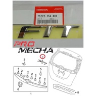 HONDA FIT REAR EMBLEM FIT LOGO. HONDA JAZZ GK5 " FIT "