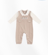 Bubaby บอดี้สูทเด็ก แขนยาว ผ้านุ่มใส่สบาย / Gloute Long Sleeve Bodysuit (Peterpan Collar) BCT210302