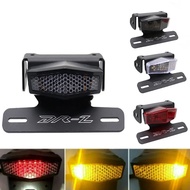 Motorcycle Rear License Plate Holder LED Turn Signal Tail Light Fit For DRZ400 E/S/SM DRZ400E DRZ400