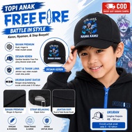 Free Fireee Freefire Character Baseball Cap for Children Ages 3-10 Years | Game Hat FF