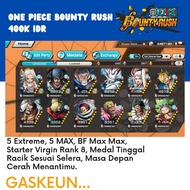 OPBR Starter 5EX 5MAX Medal Virgin One Piece Bounty Rush Original Android dan Ios Games