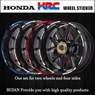 17" HRC Racing Wheel Rim Stickers for Honda CBR1000RR-R Fireblade SP CBR250R CBR250RR HRC MotoGP Mot
