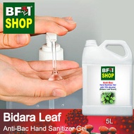 Anti Bacterial Hand Sanitizer Gel with 75% Alcohol  - Bidara Leaf Anti Bacterial Hand Sanitizer Gel - 5L