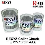 REXYZ Collet ER 25 for CNC ER25 Collet Chuck Cutting Tool Holder 10mm Milling