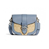 กระเป๋าสะพายข้าง COACH C2806 GEORGIE SADDLE BAG IN SIGN