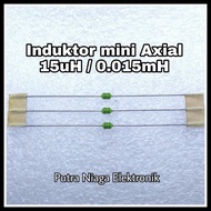 Induktor mini Axial 15uH / 0.015mH Lilitan / Inductor