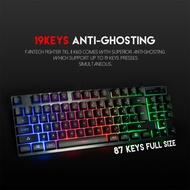 Fantech K613 Professional Usb Game Backlit Keyboard 87-Key Wired