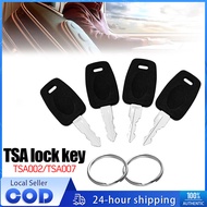 2PCS Tsa key Luggage Key TSA007 TSA002 Master Keys For Luggage Suitcase Customs TSA Lock Key