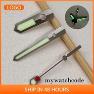 XPSB  Green Lume Japan C3 Silver Watch Hands Fit NH35A NH36A 7S26 6R15 4R35 6309 7002 Movement Watch