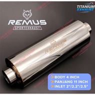 🔥REMUS STRAIGHT FLOW BULLET TABUNG TENGAH