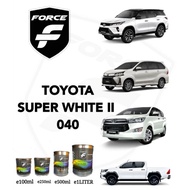 FORCE TOYOTA 040 SUPER WHITE II 2K CAR PAINT (FORTUNER / AVANZA / INNOVA / HILUX)