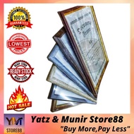 FRAME A4/CERTIFICATE FRAME A4 /PHOTO FRAME A4/PICTURE FRAME A4/FRAME GAMBAR SIJIL A4