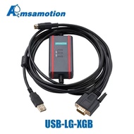 USB-LG-XGB เหมาะสำหรับ K80S K120S LG LS/K200S/K7M ชุดเขียนโปรแกรมพีแอลซี USB-XGB สายเคเบิลโหลดข้อมูล