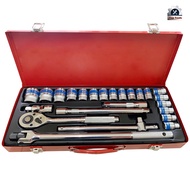 MOLITA TOOLS ชุดเครื่องมือ ประแจ ชุดบล็อก 24 ชิ้น ขนาด 1/2 (4หุน)