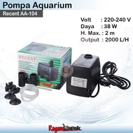 Pompa kolam Aquarium RECENT AA-104 Pompa Aquarium Recent AA-104 Pompa Aquarium 104