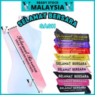 Sash Selamat Bersara Selempang SELAMAT BERSARA Custom Name