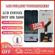 【ORIGINAL 100%】LCD INFINIX HOT10S/X689/X689B/X689D  FULLSET TOUCHSCREEN /HD ORI ORIGINAL 100% FULL S