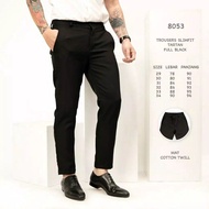 ZEN TROUSERS FULL BLACK SIZE 29 - 34 EXCLUSIVE MEN'S TROUSERS
