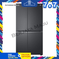 LG Nett 655L Side By Side Inverter Refrigerator GC-B257SQVL (Matte Black)