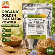 Papatan Organic Golden Flax Seeds Powder 250g | 100% Natural | High Fiber | Rich in Omega-3 | Organi