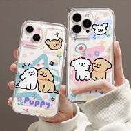 Suitable for New Apple 17promax Phone Case iPhone16 Women iphone15pro Transparent 14promax Shock-res