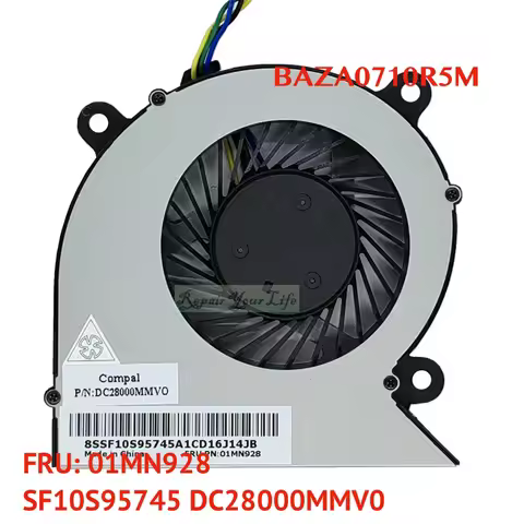 01MN928 AIO CPU Cooling Fan for Lenovo 520c-24igm 520c-24iwl 520c-24iil 520c-24 All-in-One Computer 
