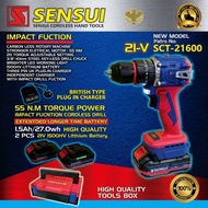SENSUI 21V CORDLESS DRILL/ IMPACT DRILL/ SCREWDRIVER HAND DRILL