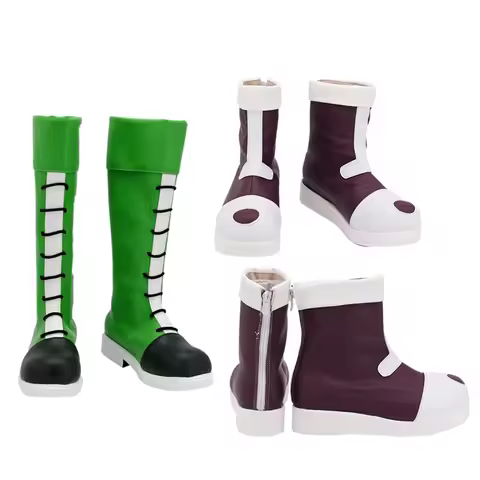 Gon Freecs Cosplay Killua Zoldyck Shoes Boots Anime Fantasy Men Women Halloween Costumes Accessory C