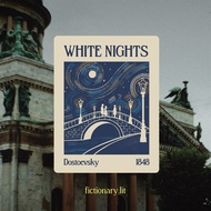 White Nights - Dostoevsky Vinyl Sticker Waterproof Sticker