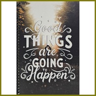 ▣ ❉ ⚠ Spring Leaf Premium Spiral Notebook Brightside 6"x 8.5"