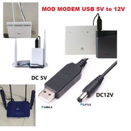 USB power DC 5V to 12V Huawei modem B310as-852 B310 B593s-22 B593 B310 B315 B593 B525 LTE CPE TM mod