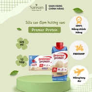 Premier Protein Shake high protein milk 30g protein, Vanilla flavor, 12 boxes - US domestic