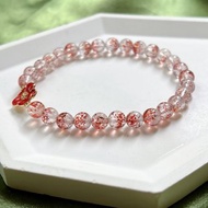 老礦精品金草莓 紅超七設計手串 super seven 老礦三輪骨幹水晶