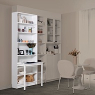 SB Design Square SB FURNITURE ชุดตู้เก็บของ ขนาด 80 ซม. รุ่น Trixx (ตู้สูงโล่ง   โต๊ะทำงาน) สีขาว